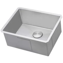 Gravena 21" Undermount Single Basin Stainless Steel Bar Sink With Basin Rack And Basket Strainer -Bathroom Sales Store ruvati rvh7121 alternate image 590
