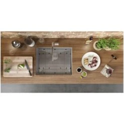 Gravena 28" Undermount Single Basin 16 Gauge Stainless Steel Kitchen Sink With Basin Rack And Basket Strainer -Bathroom Sales Store ruvati rvh7250 alternate image 641