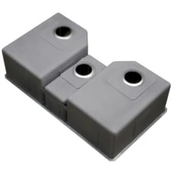 Gravena 35" Undermount Triple Basin 16 Gauge Stainless Steel Kitchen Sink With 3 Basin Racks And 3 Basket Strainers -Bathroom Sales Store ruvati rvh8500 alternate image 1244