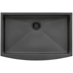 Terraza 30" Farmhouse Apron-Front Single Basin Stainless Steel Kitchen Sink 24 Terraza 30" Farmhouse Apron-Front Single Basin Stainless Steel Kitchen Sink -Bathroom Sales Store ruvati rvh9660 alternate image 1400