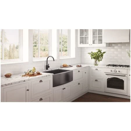 Terraza 30" Farmhouse Apron-Front Single Basin Stainless Steel Kitchen Sink 10 Terraza 30" Farmhouse Apron-Front Single Basin Stainless Steel Kitchen Sink - Image 8