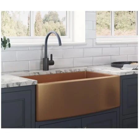 Terraza 30" Farmhouse Apron-Front Single Basin Stainless Steel Kitchen Sink 11 Terraza 30" Farmhouse Apron-Front Single Basin Stainless Steel Kitchen Sink - Image 9
