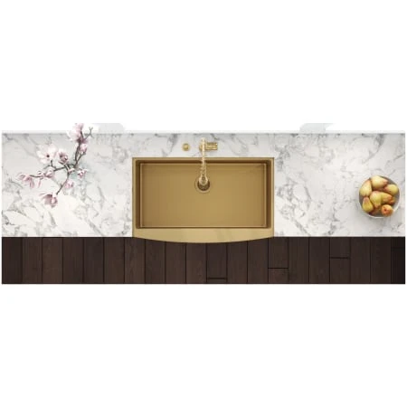 Terraza 30" Farmhouse Apron-Front Single Basin Stainless Steel Kitchen Sink 21 Terraza 30" Farmhouse Apron-Front Single Basin Stainless Steel Kitchen Sink - Image 19