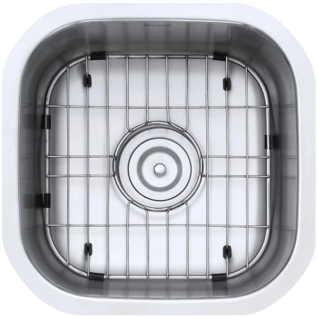 Parmi 16" Undermount Single Basin 16 Gauge Stainless Steel Kitchen Sink With Basin Rack And Basket Strainer 11 Parmi 16" Undermount Single Basin 16 Gauge Stainless Steel Kitchen Sink With Basin Rack And Basket Strainer - Image 9
