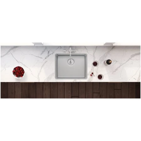 Modena 18" Undermount Single Basin Stainless Steel Bar Sink With Basin Rack And Basket Strainer 10 Modena 18" Undermount Single Basin Stainless Steel Bar Sink With Basin Rack And Basket Strainer - Image 8