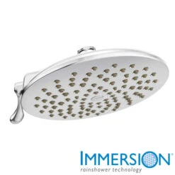 Moen 8" Multi Function Rainshower Shower Head From The Velocity Collection