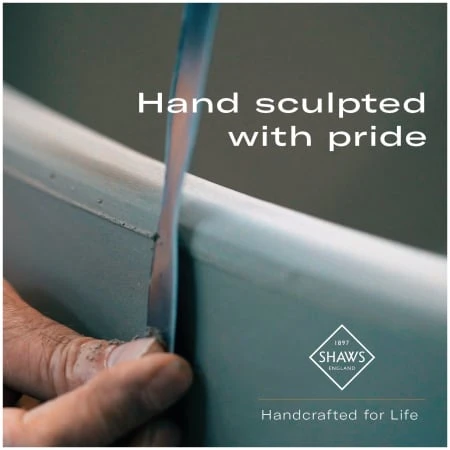 Shaker 18-1/8" Undermount Single Basin Fireclay Kitchen / Bar Sink 4 Shaker 18-1/8" Undermount Single Basin Fireclay Kitchen / Bar Sink - Image 2