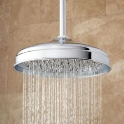 12" Lambert Rainfall Nozzle Shower Head - 6" Ceiling Arm
