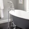 37-1/2" Nottingham Floor Mounted Tub Filler Faucet - Includes Hand Shower, Valve Included -Bathroom Sales Store signature hardware 286393 3332178