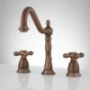 Victorian Widespread Bathroom Faucet With Metal Cross Handles And Pop-Up Drain Assembly -Bathroom Sales Store signature hardware 329418 1489527