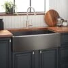 Atlas 33" Farmhouse Single Basin Stainless Steel Kitchen Sink -Bathroom Sales Store signature hardware 441079 7137109