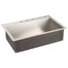 Sitka 33" Drop In Or Undermount Single Basin Stainless Steel 4-Hole Kitchen Sink 1 Sitka 33" Drop In Or Undermount Single Basin Stainless Steel 4-Hole Kitchen Sink -Bathroom Sales Store signature hardware 447679 5129969