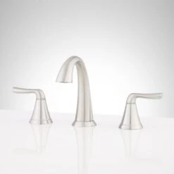 Provincetown 1.2 GPM Widespread Bathroom Faucet With Metal Lever Handles And Pop-Up Drain Assembly