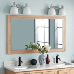 Fallbrook 31-1/2" X 56" Framed Bathroom Mirror