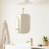 Duffy 22" X 17-3/8" Frameless Bathroom Mirror