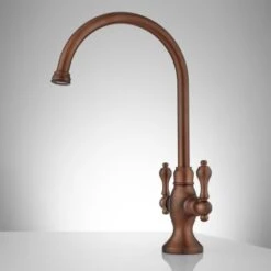 Isabel 1.8 GPM Double Handle Single Hole Bar And Kitchen Faucet -Bathroom Sales Store signature hardware 909999 side view 26