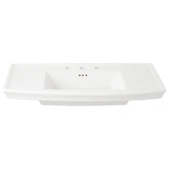 Olney 40" Vitreous China Wall Mounted Bathroom Sink With 3 Faucet Holes At 8" Centers And Overflow -Bathroom Sales Store signature hardware 937037 alternate view 141