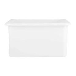 Derin 32" Fireclay Drop-In / Undermount Prep Sink -Bathroom Sales Store signature hardware 942002 32 side 298