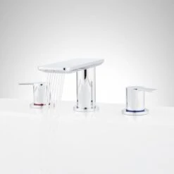 Hollyn 1.2 GPM Widespread Bathroom Faucet With Pop-Up Drain Assembly -Bathroom Sales Store signature hardware 947998 alternate 19