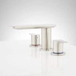 Hollyn 1.2 GPM Widespread Bathroom Faucet With Pop-Up Drain Assembly -Bathroom Sales Store signature hardware 947998 alternate 95