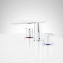 Hollyn 1.2 GPM Widespread Bathroom Faucet With Pop-Up Drain Assembly -Bathroom Sales Store signature hardware 947998 alternate 96