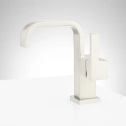 Rigi 1.2 GPM Single Hole Bathroom Faucet With Metal Lever Handle And Pop-Up Drain Assembly -Bathroom Sales Store signature hardware 948580 alternate image 229