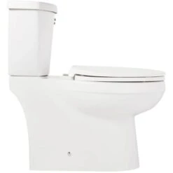 Bradenton 1.28 GPF Two-Piece Skirted Elongated Toilet With Right Hand Lever- ADA Compliant, Seat Included 10 Bradenton 1.28 GPF Two-Piece Skirted Elongated Toilet With Right Hand Lever- ADA Compliant, Seat Included -Bathroom Sales Store signature hardware 948800 r alternate image 469