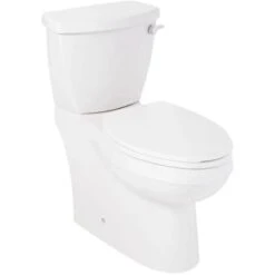 Bradenton 1.28 GPF Two-Piece Skirted Elongated Toilet With Right Hand Lever- ADA Compliant, Seat Included 12 Bradenton 1.28 GPF Two-Piece Skirted Elongated Toilet With Right Hand Lever- ADA Compliant, Seat Included -Bathroom Sales Store signature hardware 948800 r alternate image 471