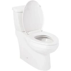 Bradenton 1.28 GPF Two-Piece Skirted Elongated Toilet With Right Hand Lever- ADA Compliant, Seat Included 13 Bradenton 1.28 GPF Two-Piece Skirted Elongated Toilet With Right Hand Lever- ADA Compliant, Seat Included -Bathroom Sales Store signature hardware 948800 r alternate image 472