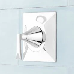 Vilamonte Pressure Balanced Tub And Shower Trim Package With 1.8 GPM Single Function Shower Head - Rough In Included -Bathroom Sales Store signature hardware 948888 6 alternate image 555