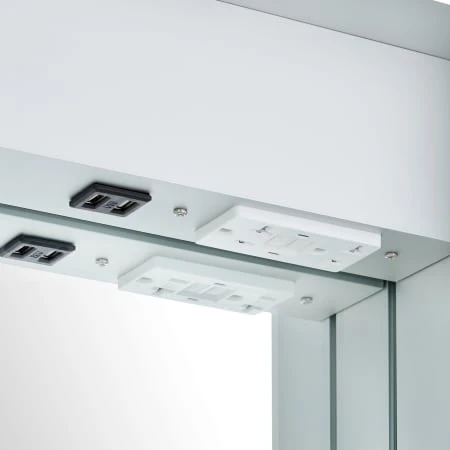 Seren 53-1/4" X 32" Lighted Frameless 3 Door Medicine Cabinet With Tunable LED And Wireless Speaker 13 Seren 53-1/4" X 32" Lighted Frameless 3 Door Medicine Cabinet With Tunable LED And Wireless Speaker - Image 11