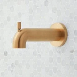 Vassor Tub And Shower Trim Package With Rain Shower Head And Tub Spout - Rough In Included -Bathroom Sales Store signature hardware 953801 alternate image 26