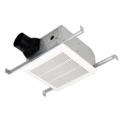 80 CFM 1.7 Sone Ceiling Mounted HVI Certified Bath Fan With Built-In Backdraft Damper