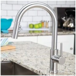 Neo 1.8 GPM Single Hole Pull Down Kitchen Faucet -Bathroom Sales Store speakman sbs 1042 alternate view 7