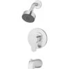 Identity Tub And Shower Trim Package With 1.5 GPM Single Function Shower Head -Bathroom Sales Store symmons 6702 1 5 trm 7980768