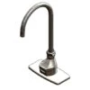1.4 GPM Single Hole Deck Mounted Electronic Sensor Lavatory Faucet With 5-11/16" Rigid Gooseneck Spout And 4" Deck Plate -Bathroom Sales Store t and s brass ec 3100 5xp15t4 6810724