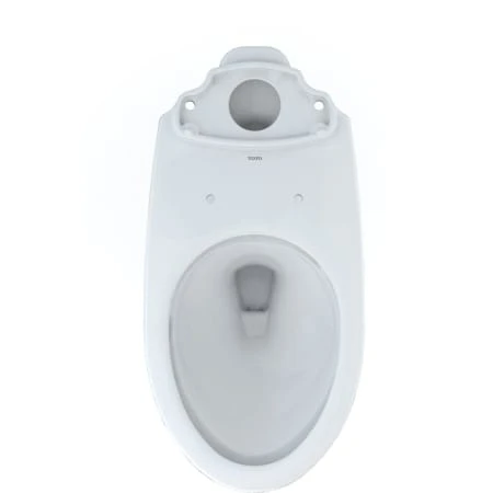 TOTO Drake Elongated Universal Height Toilet Bowl Only With CeFiONtect - Less Seat 8 TOTO Drake Elongated Universal Height Toilet Bowl Only With CeFiONtect - Less Seat - Image 6