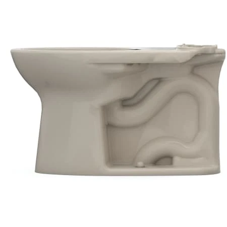 TOTO Drake Elongated Universal Height Toilet Bowl Only With CeFiONtect - Less Seat 12 TOTO Drake Elongated Universal Height Toilet Bowl Only With CeFiONtect - Less Seat - Image 10