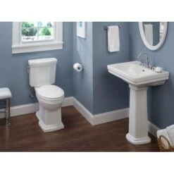 TOTO Promenade II 1.28 GPF Two-Piece Elongated Toilet With Tornado Flush Technology -Bathroom Sales Store toto cst404cefg lifestyle 21