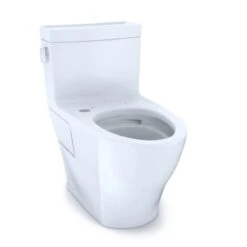 TOTO Legato 1.28 GPF One Piece Elongated Chair Height Toilet With Tornado Flush Technology - Less Seat