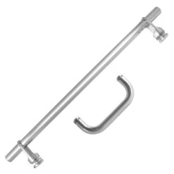 Azul 60" High X 60" Wide Semi-Framed Shower Door With Clear Glass And H2OFF™ Technology -Bathroom Sales Store towel bar chrome group2 1