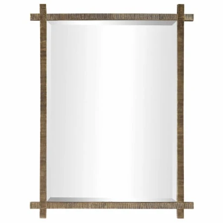 Abanu 40" X 30" Rustic Industrial Oversized Vanity Bathroom Wall Mirror 3 Abanu 40" X 30" Rustic Industrial Oversized Vanity Bathroom Wall Mirror