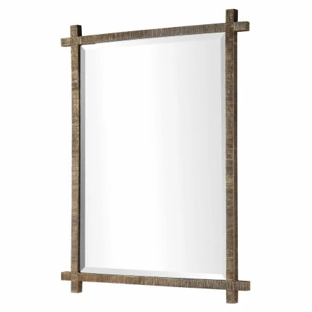 Abanu 40" X 30" Rustic Industrial Oversized Vanity Bathroom Wall Mirror 6 Abanu 40" X 30" Rustic Industrial Oversized Vanity Bathroom Wall Mirror - Image 4