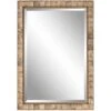 Cocos 41" X 28" Coastal Casual Coconut Shell Framed Vanity Bathroom Wall Mirror
