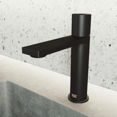 VIGO Halsey 1.2 GPM Single Hole Bathroom Faucet 4 VIGO Halsey 1.2 GPM Single Hole Bathroom Faucet - Image 2