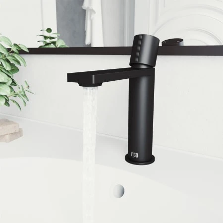 VIGO Halsey 1.2 GPM Single Hole Bathroom Faucet 5 VIGO Halsey 1.2 GPM Single Hole Bathroom Faucet - Image 3
