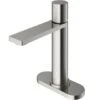 VIGO Halsey 1.2 GPM Single Hole Bathroom Faucet With Escutcheon -Bathroom Sales Store vigo vg01045bnk1 4305231