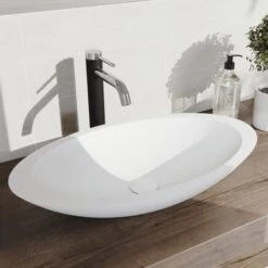 VIGO Lexington 1.2 GPM Vessel Single Hole Bathroom Faucet -Bathroom Sales Store vigo vg03028 alternate image 496