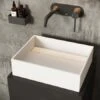 VIGO Montauk 13-1/8" Rectangular Matte Stone Vessel Bathroom Sink 1 VIGO Montauk 13-1/8" Rectangular Matte Stone Vessel Bathroom Sink -Bathroom Sales Store vigo vg04023 8743860