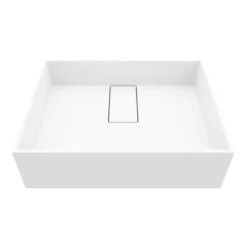 VIGO Bryant 13-1/8" Rectangular Matte Stone Vessel Bathroom Sink -Bathroom Sales Store vigo vg04024 alternate view 590